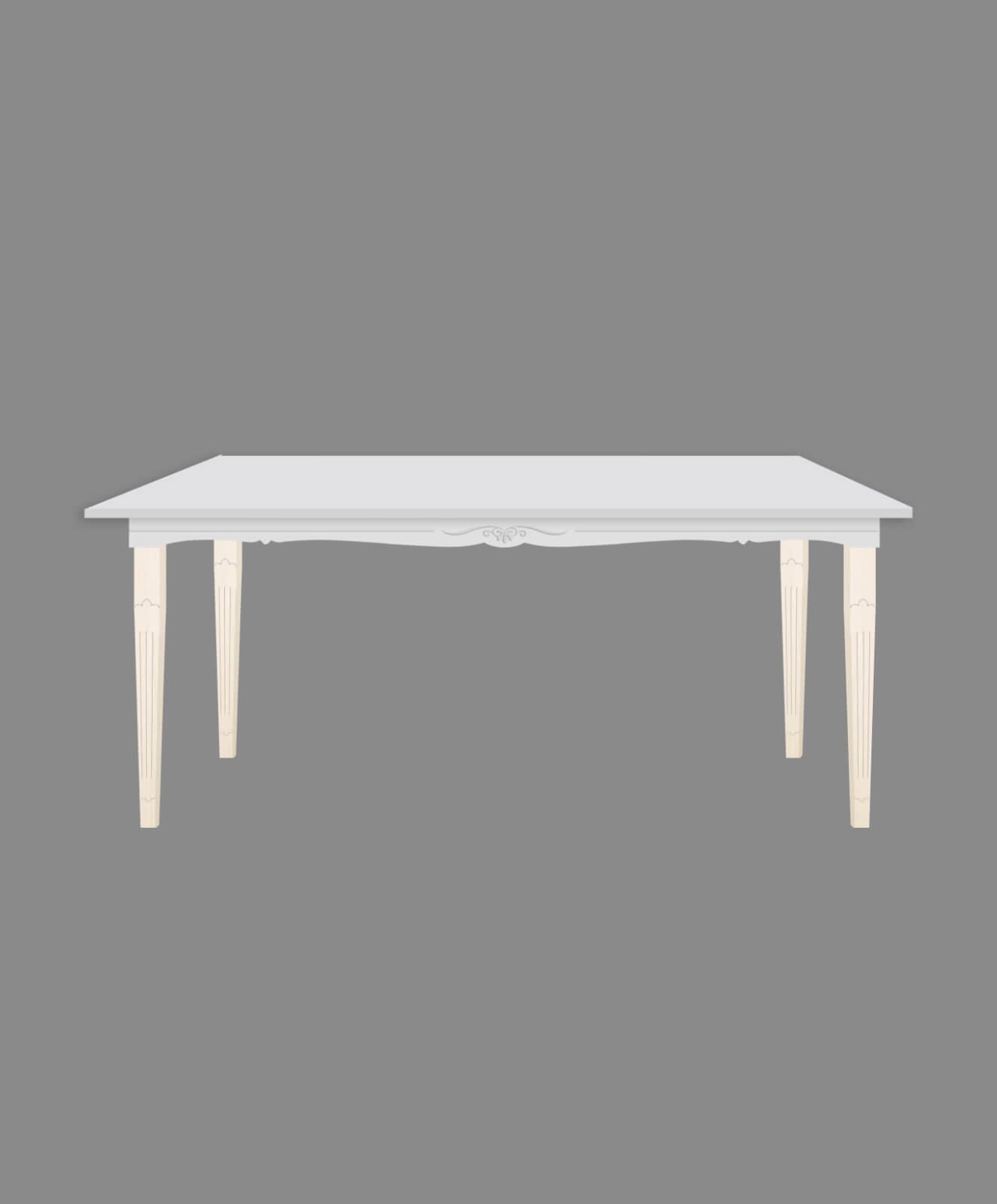 Modern Square Cake Table
